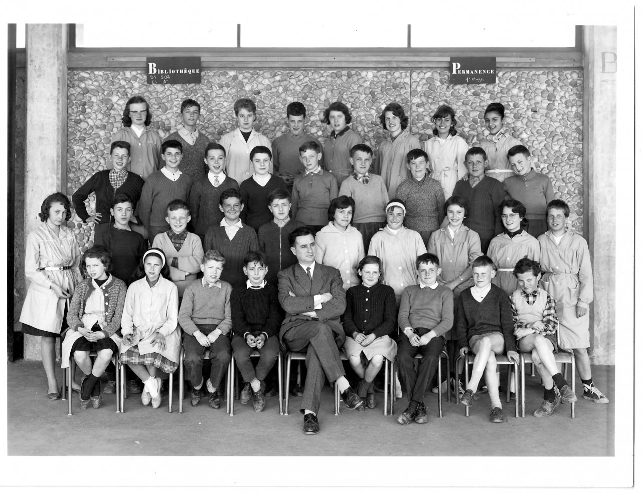 1962-63 - 5M1 avec Monsieur Dion.