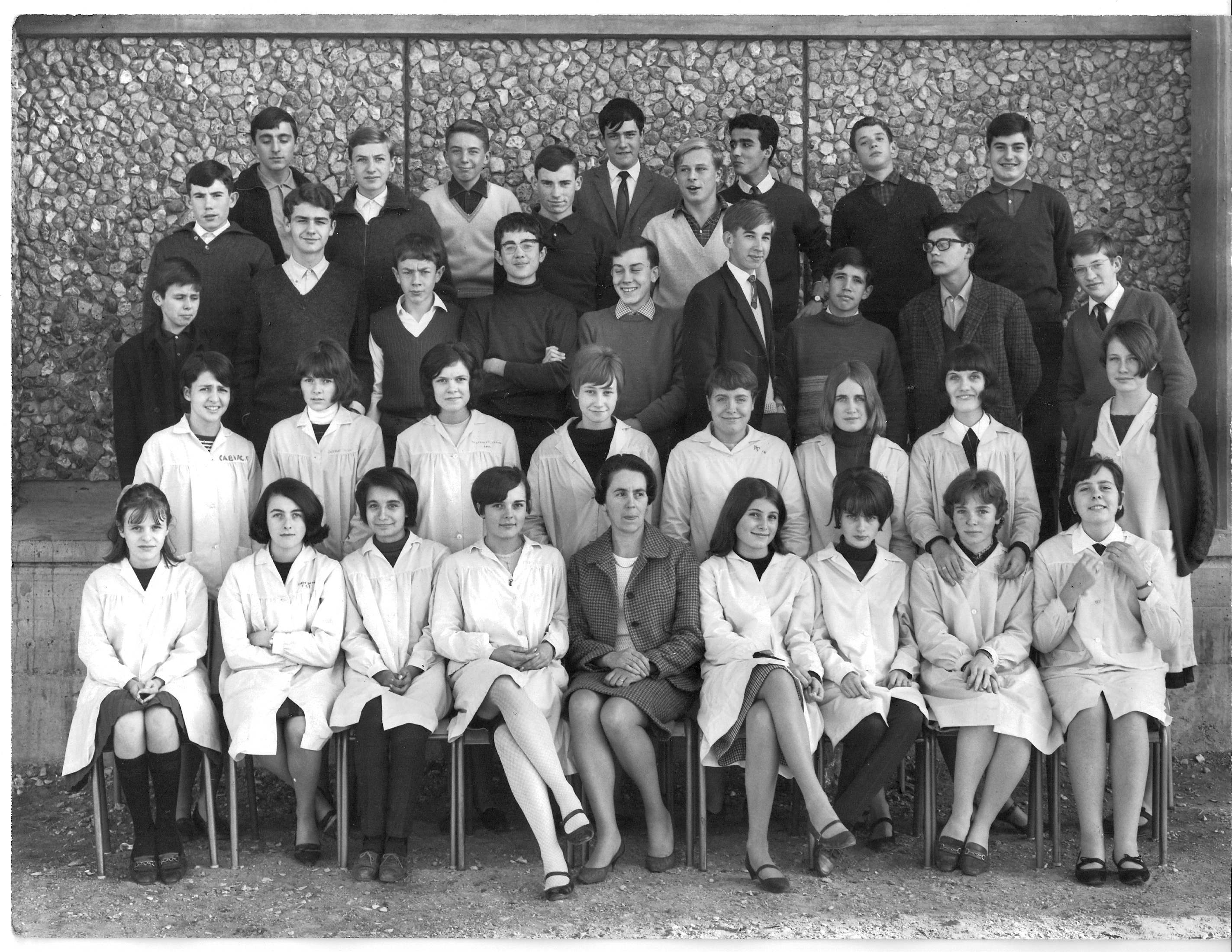 1964-65_3M1 avec Mme Viéthel