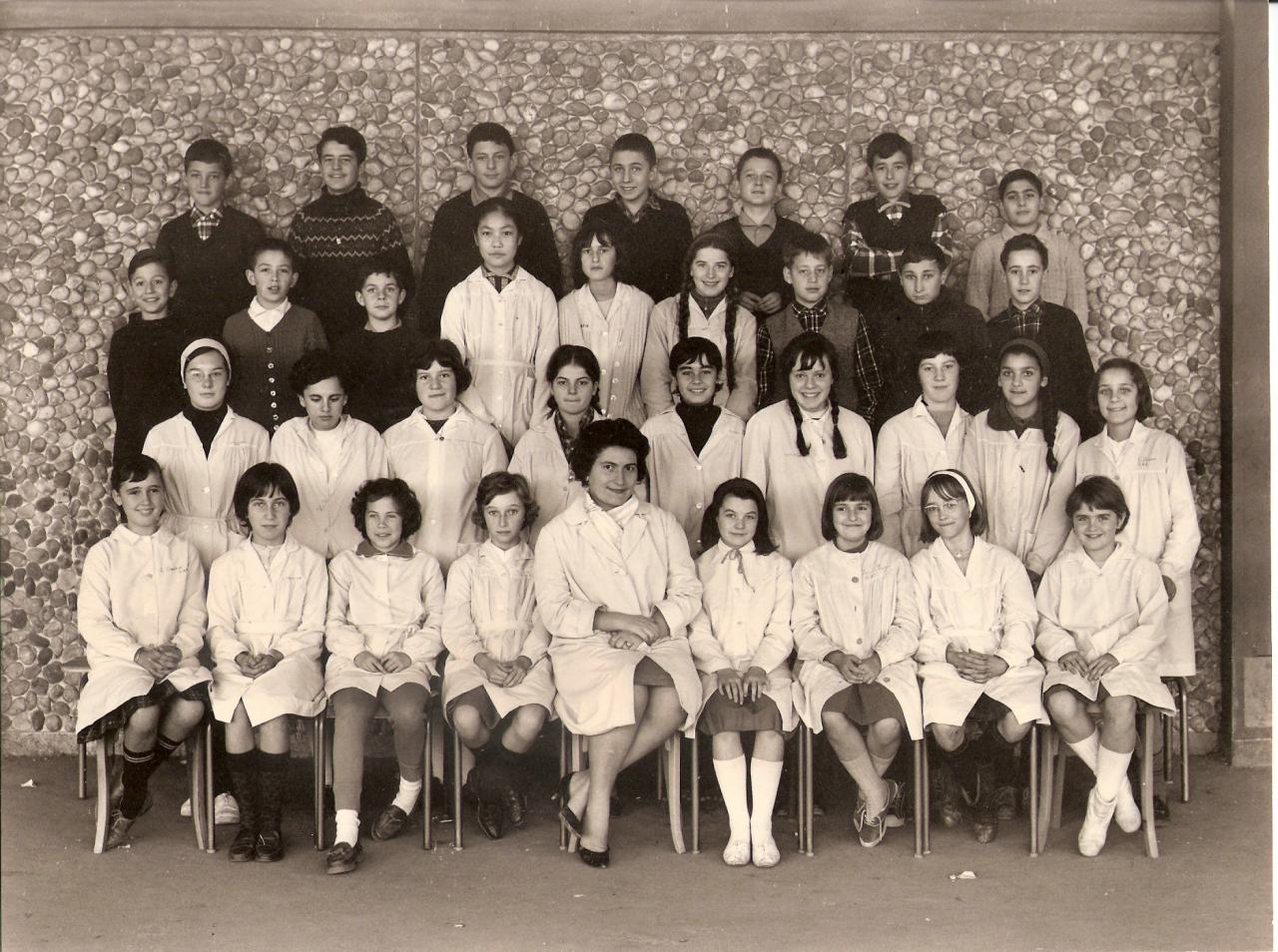 1963-64 - 5M2, avec Madame Bouillon