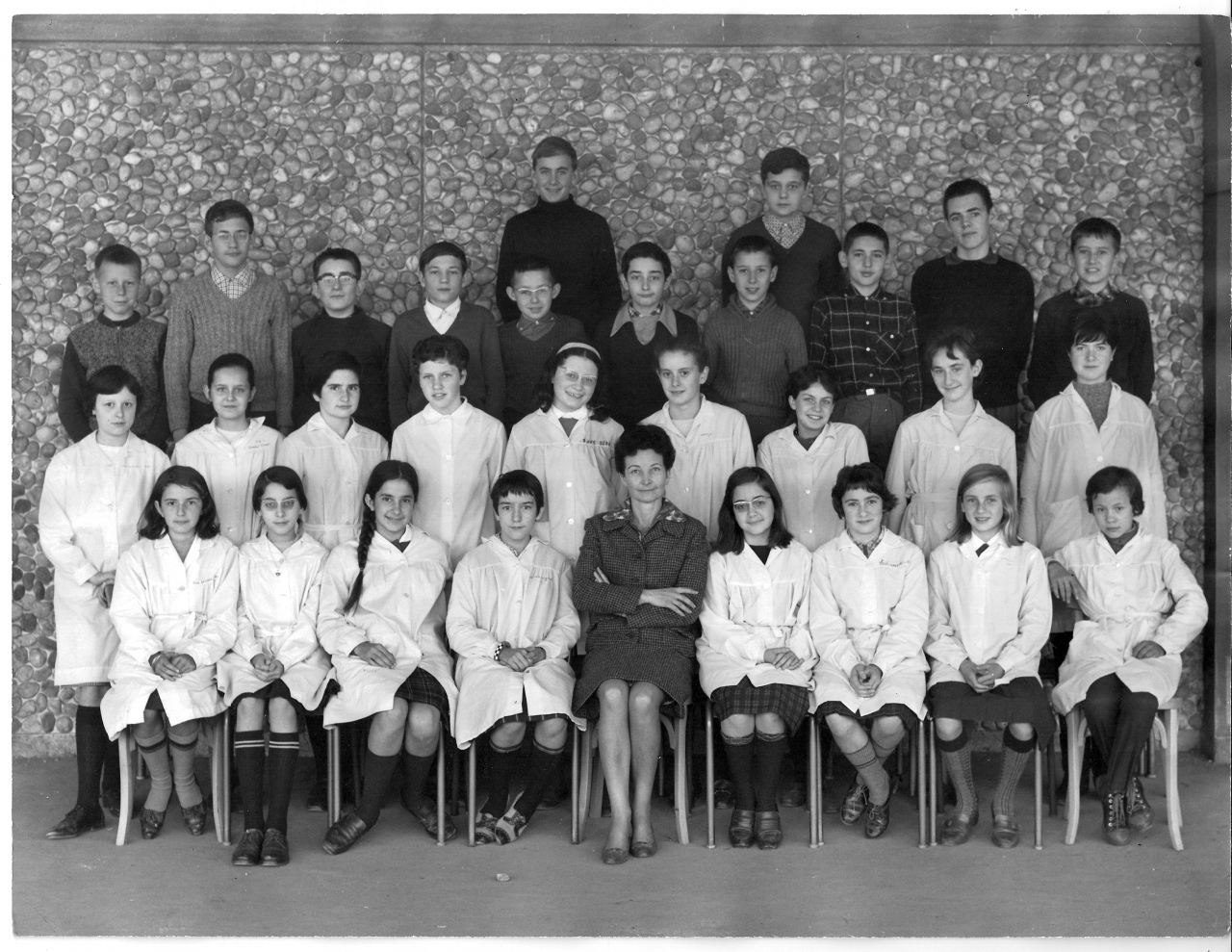 1964-65 - 4B7 avec Mme Scott de Martinville