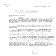 Réglement des punitions