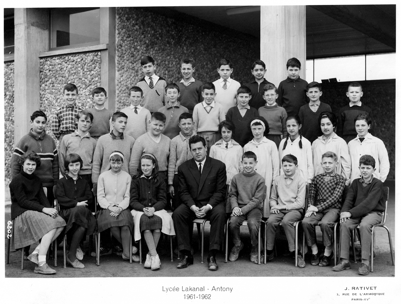 1961-62 - 5A8, avec Monsieur Coggia