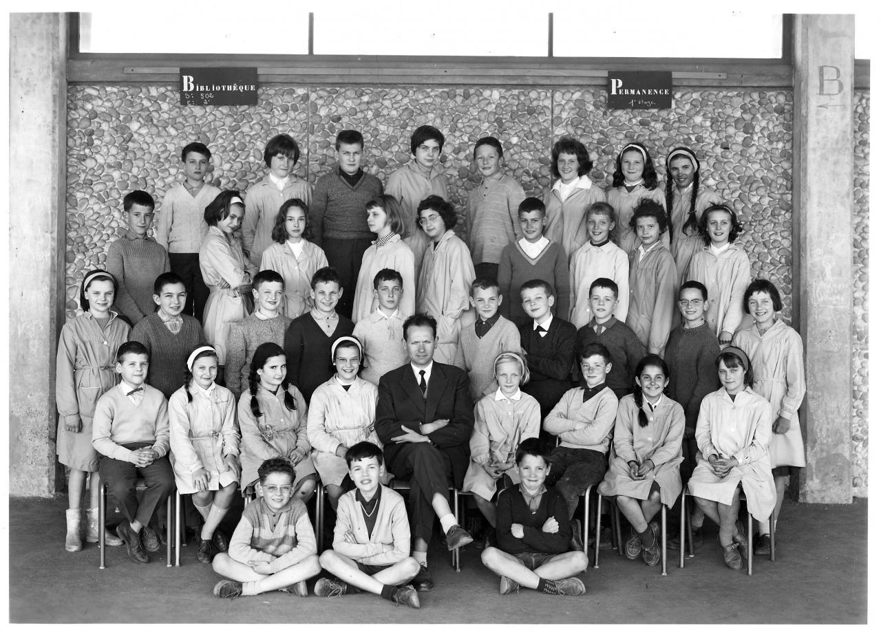 1962-63 6A1, avec Monsieur Jacob