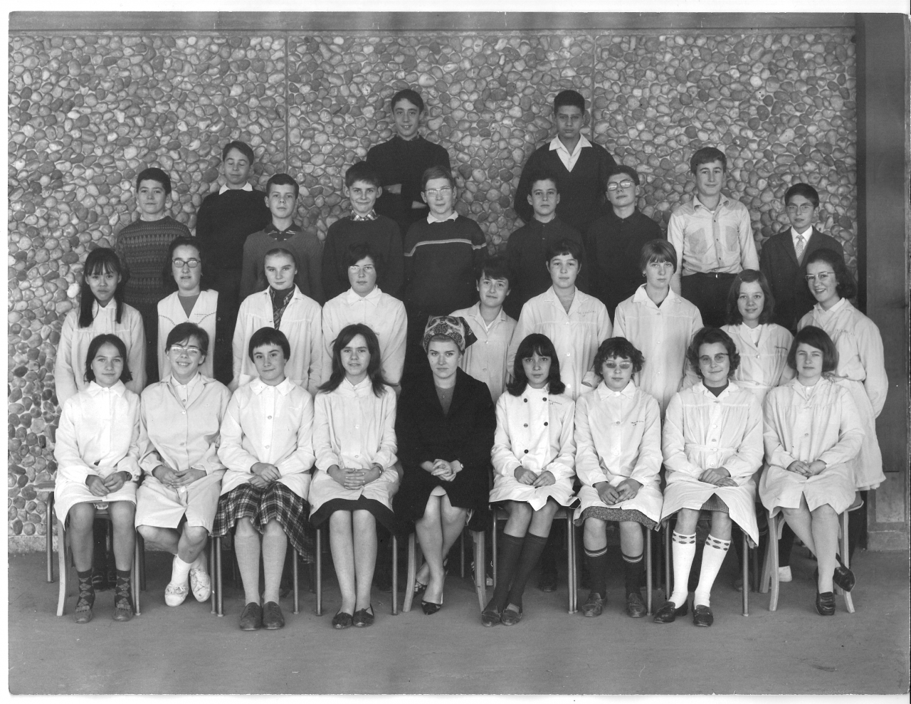 1964-65 - 4B6 avec Madame Samuel