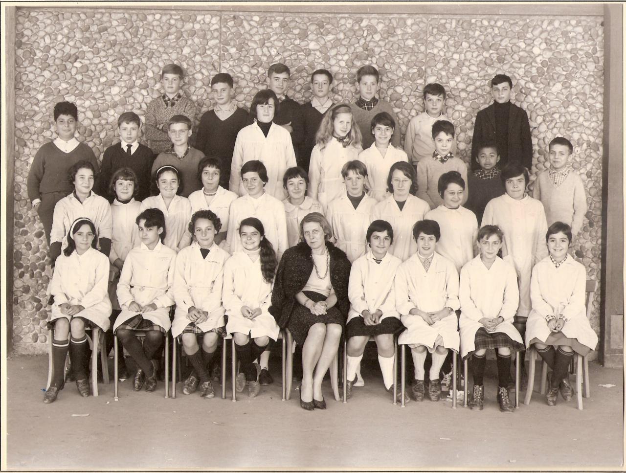 1964-65 - 5A4 avec Madame Lévêque