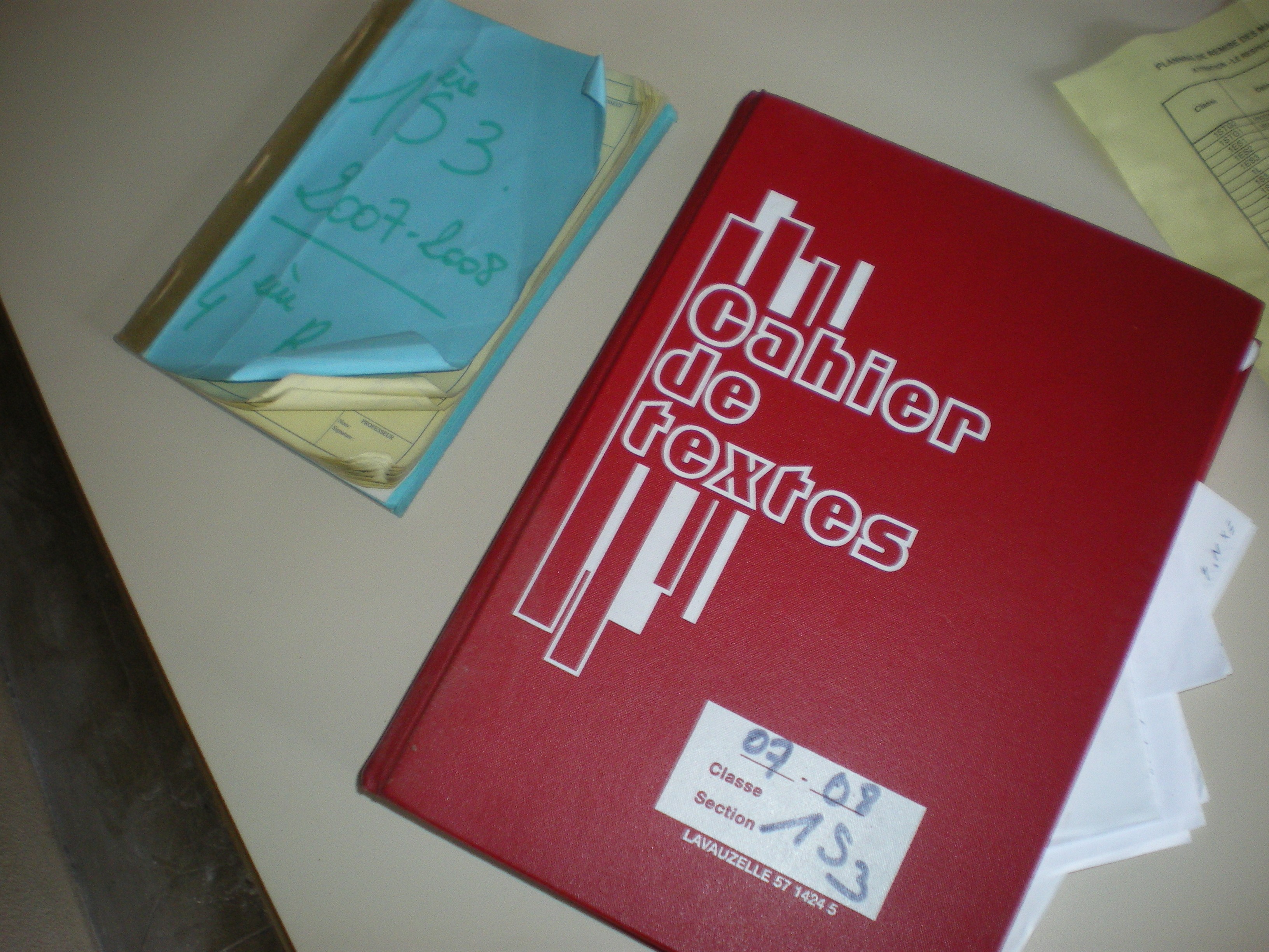 2007 2008 cahier de textes 