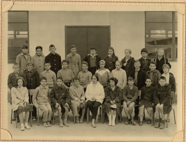 1958-59 6 ème avec Mme Pétriment