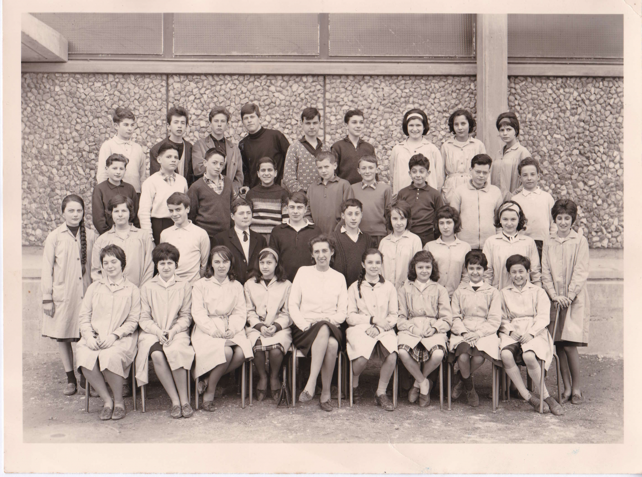 1962-63 4B4 avec Madame Eymard