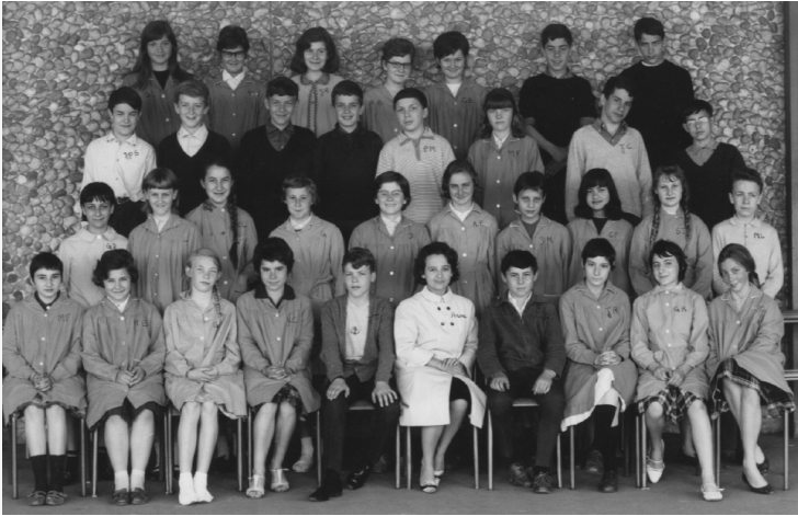 1963-64 4B4 avec Mme Aron.