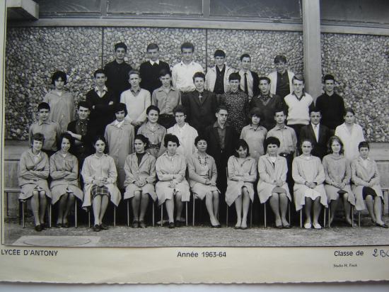 2nde BC. 1963-1964 avec Mme Allamigeon