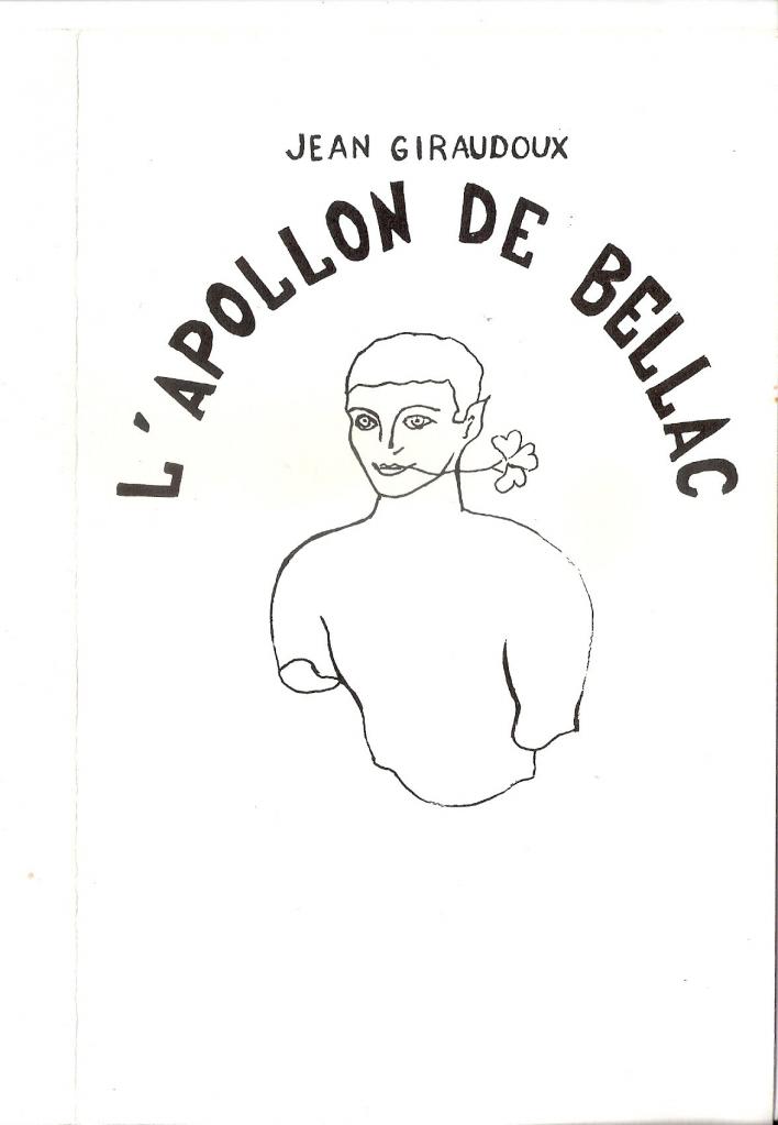 L'Apollon de Bellac de Jean Giraudoux - Couverture