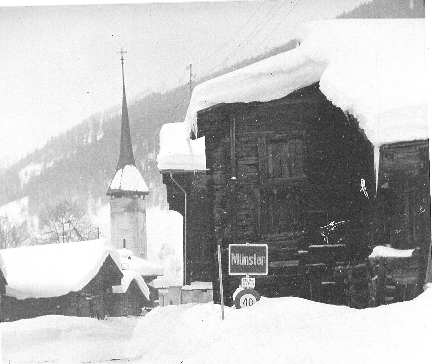 Münster sous la neige